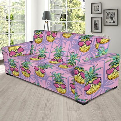 Pineapple Pattern Print Design PP06 Sofa Slipcover-JORJUNE.COM