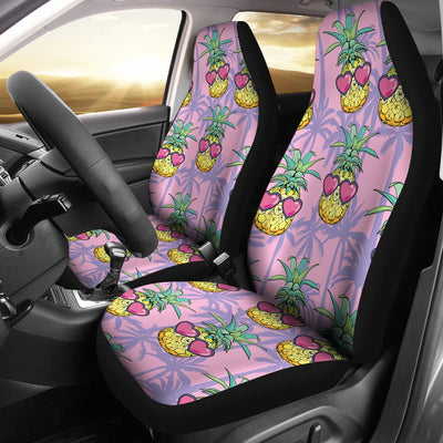 Pineapple Pattern Print Design PP06 Universal Fit Car Seat Covers-JorJune