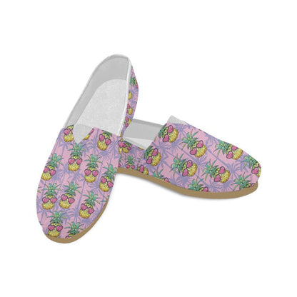 Pineapple Pattern Print Design PP06 Women Casual Shoes-JorJune.com