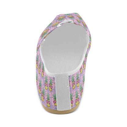 Pineapple Pattern Print Design PP06 Women Casual Shoes-JorJune.com