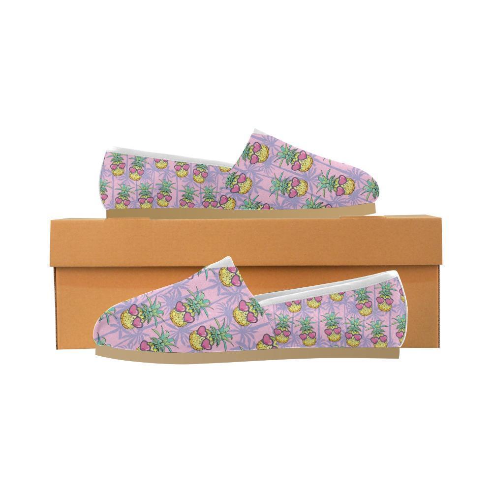 Pineapple Pattern Print Design PP06 Women Casual Shoes-JorJune.com