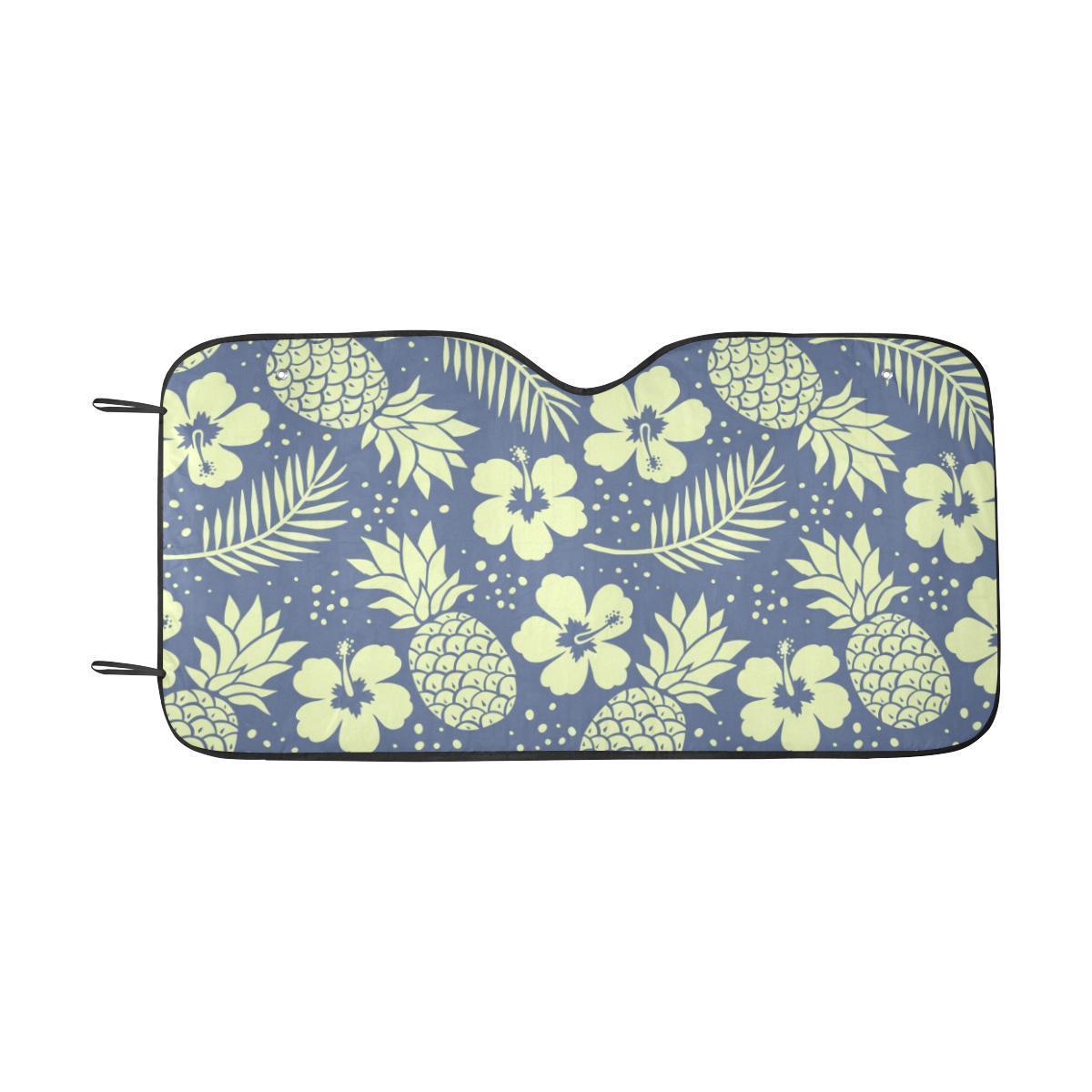 Pineapple Pattern Print Design PP07 Car Sun Shade-JorJune