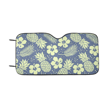 Pineapple Pattern Print Design PP07 Car Sun Shade-JorJune