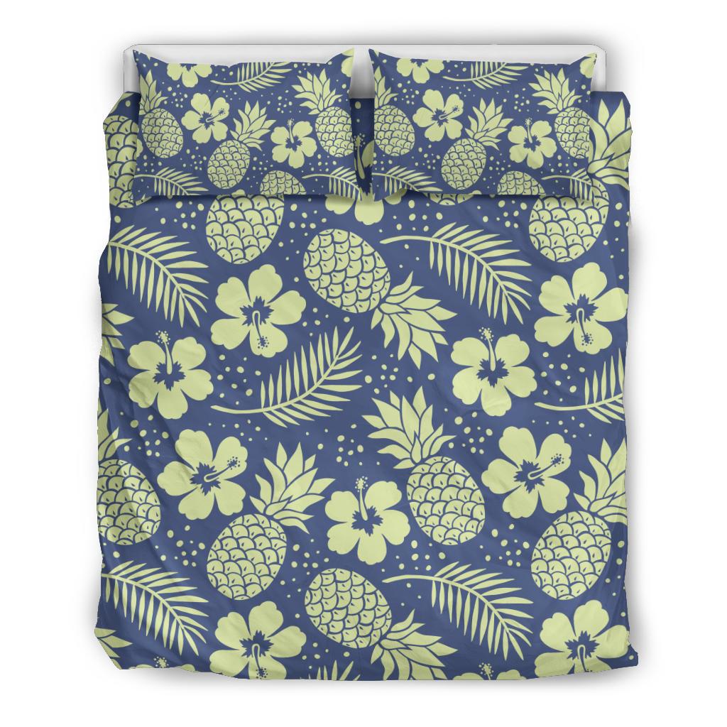 Pineapple Pattern Print Design PP07 Duvet Cover Bedding Set-JORJUNE.COM