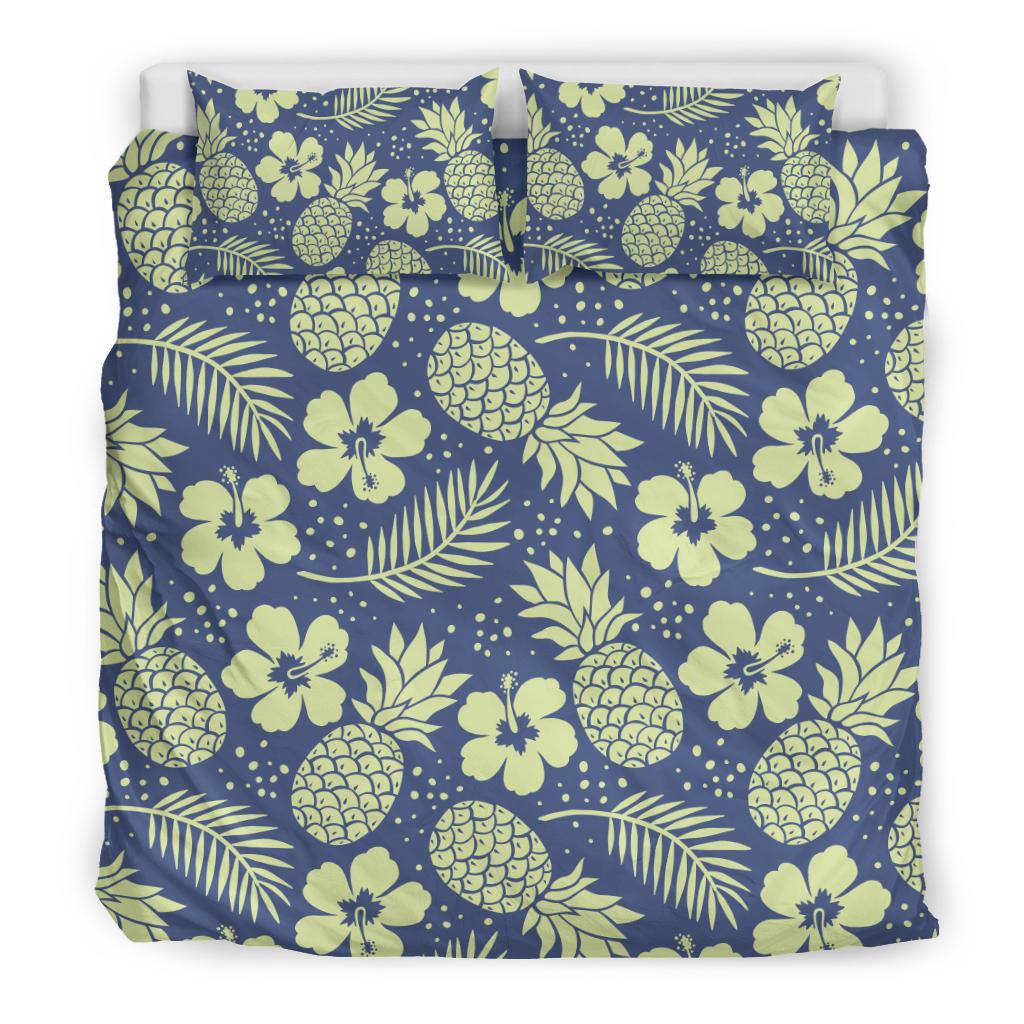 Pineapple Pattern Print Design PP07 Duvet Cover Bedding Set-JORJUNE.COM