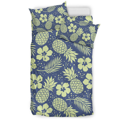 Pineapple Pattern Print Design PP07 Duvet Cover Bedding Set-JORJUNE.COM