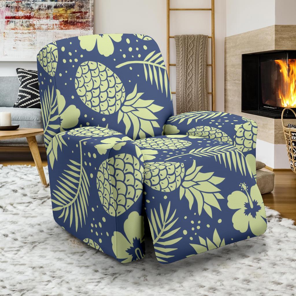 Pineapple Pattern Print Design PP07 Recliner Slipcover-JORJUNE.COM