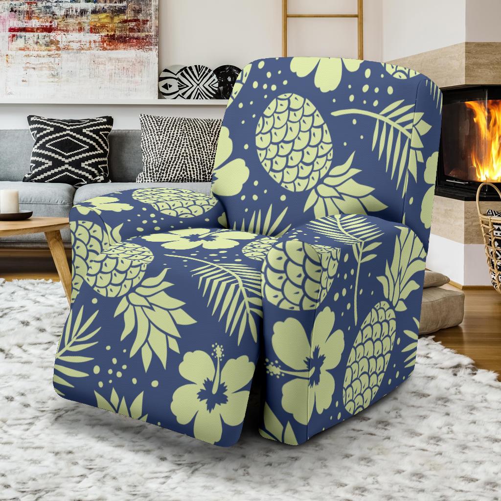 Pineapple Pattern Print Design PP07 Recliner Slipcover-JORJUNE.COM