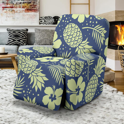 Pineapple Pattern Print Design PP07 Recliner Slipcover-JORJUNE.COM