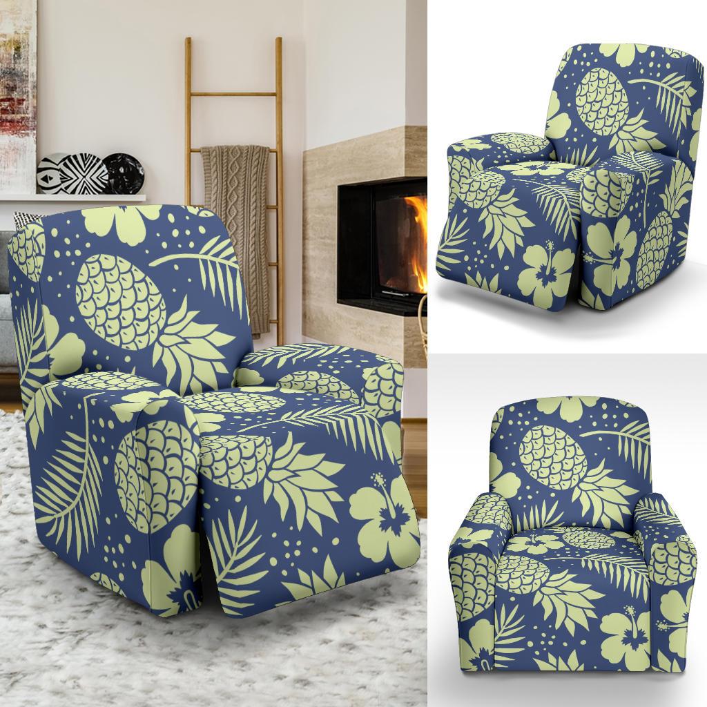Pineapple Pattern Print Design PP07 Recliner Slipcover-JORJUNE.COM