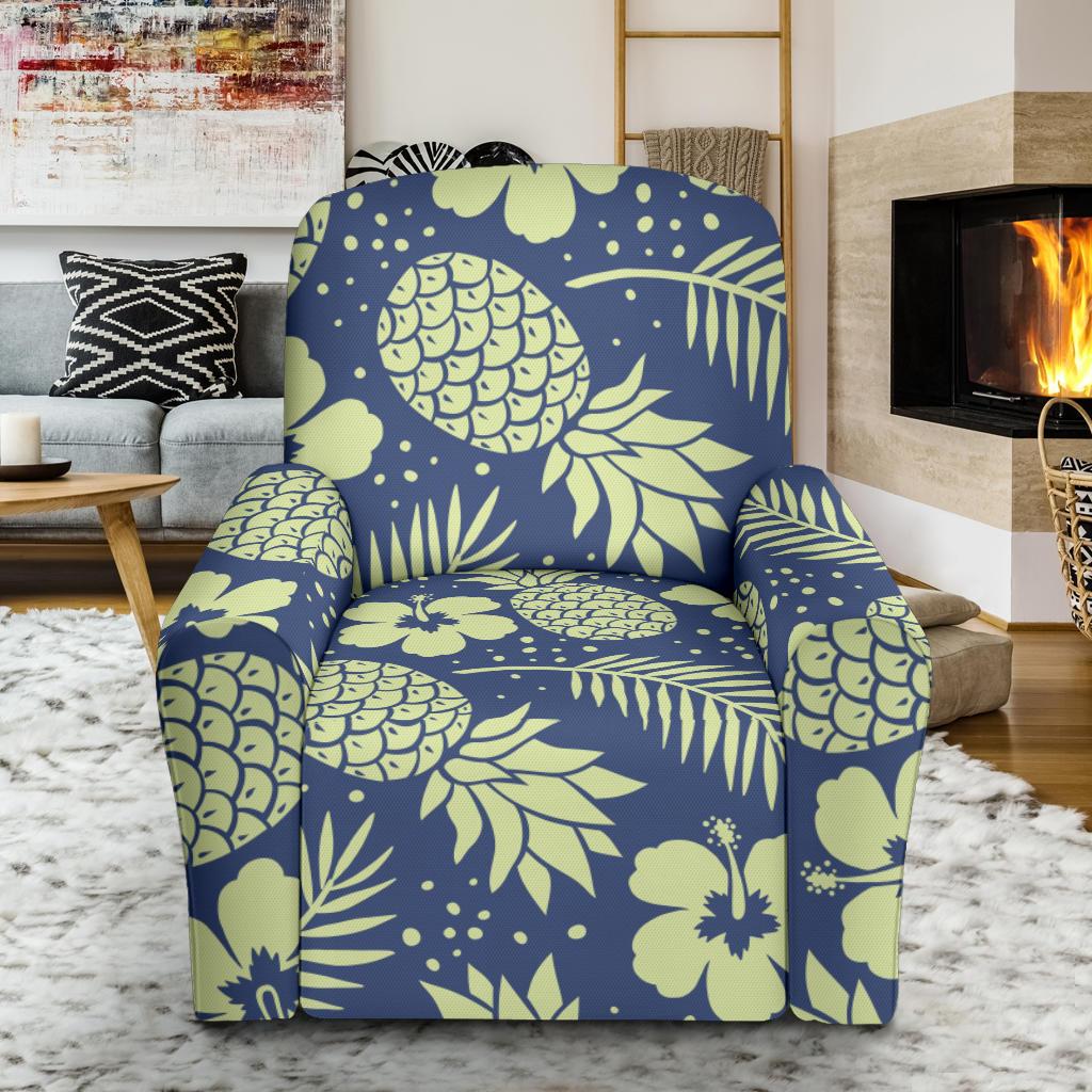 Pineapple Pattern Print Design PP07 Recliner Slipcover-JORJUNE.COM