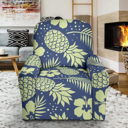 Pineapple Pattern Print Design PP07 Recliner Slipcover-JORJUNE.COM