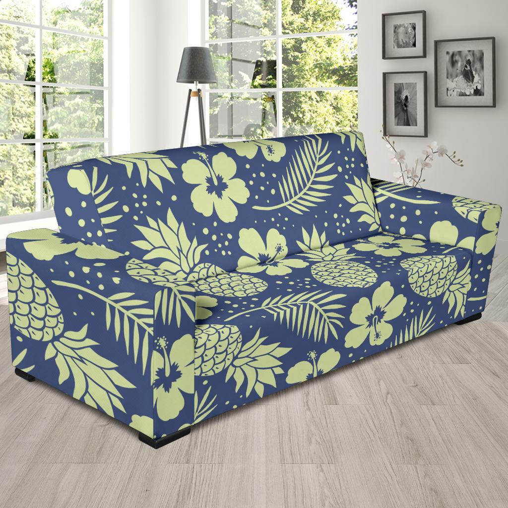 Pineapple Pattern Print Design PP07 Sofa Slipcover-JORJUNE.COM