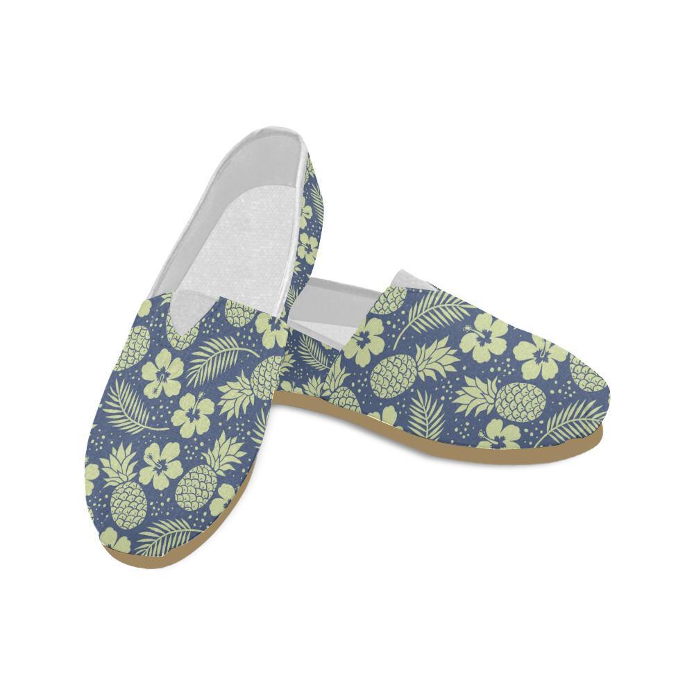 Pineapple Pattern Print Design PP07 Women Casual Shoes-JorJune.com