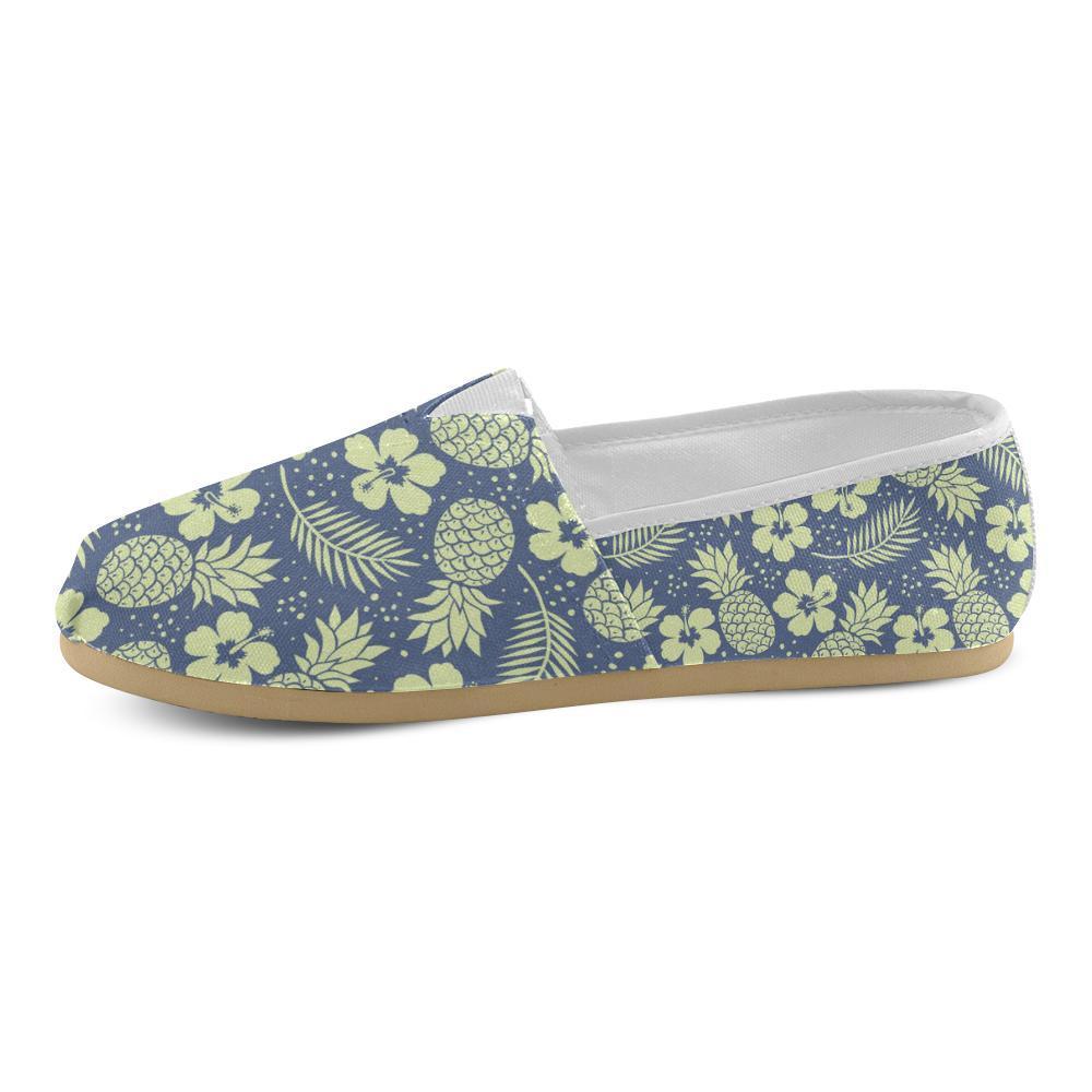 Pineapple Pattern Print Design PP07 Women Casual Shoes-JorJune.com