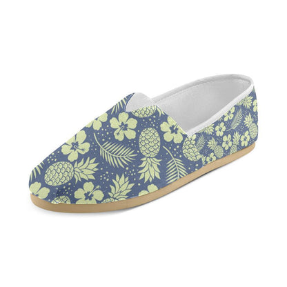 Pineapple Pattern Print Design PP07 Women Casual Shoes-JorJune.com