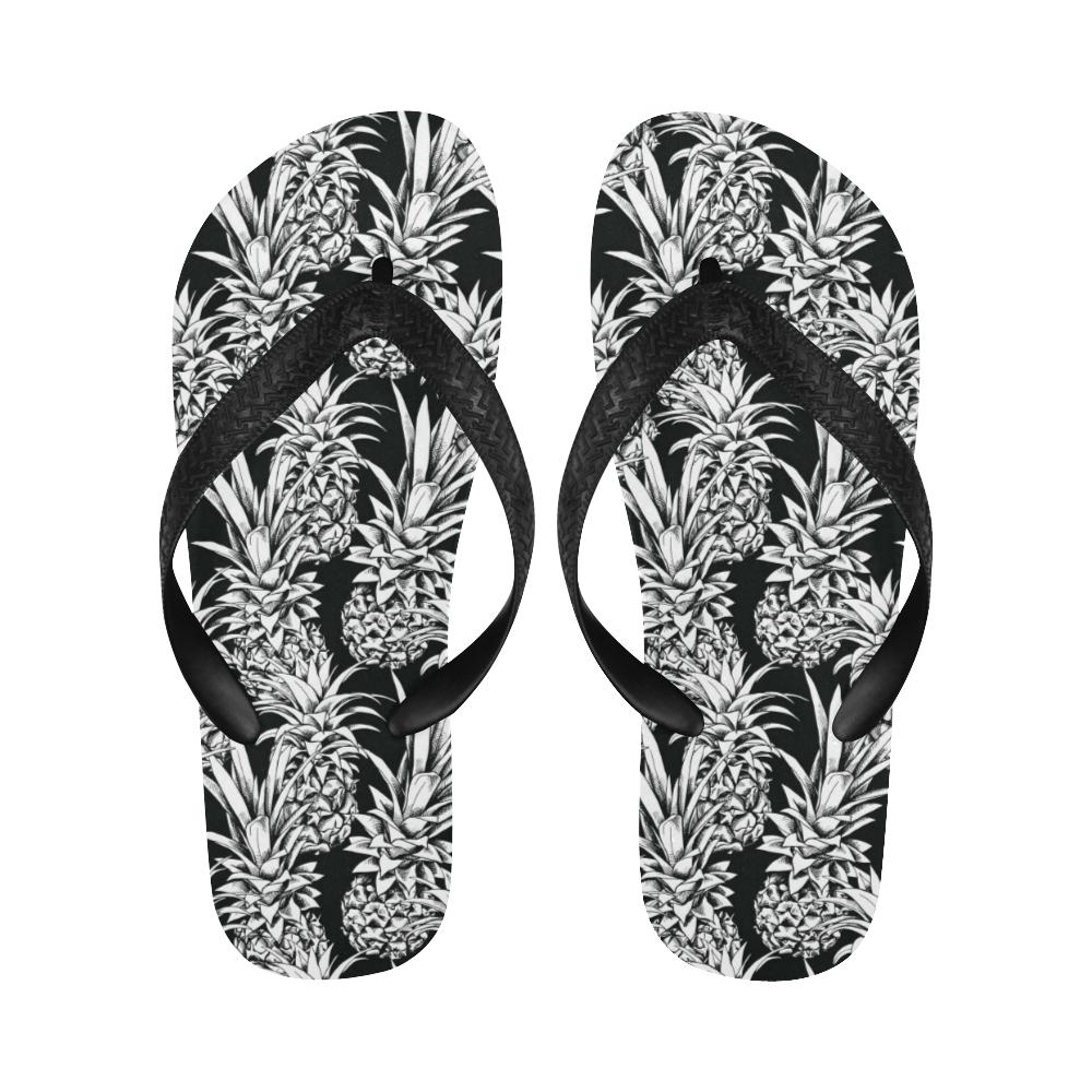 Pineapple Pattern Print Design PP08 Flip Flops-JorJune