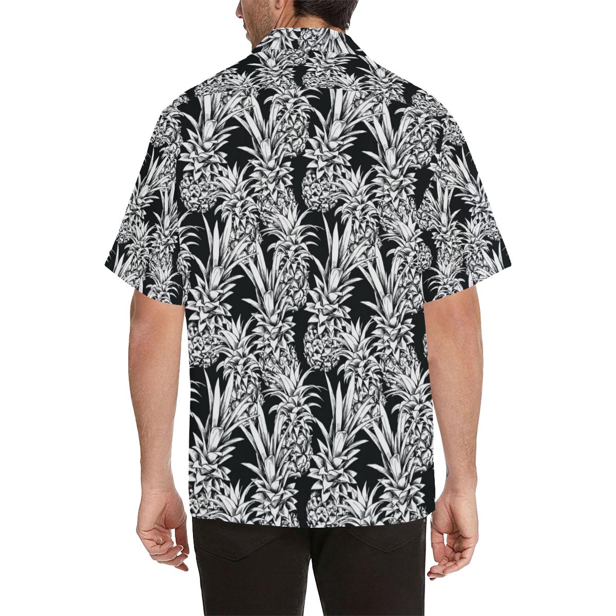 Pineapple Pattern Print Design PP08 Men Hawaiian Shirt-JorJune