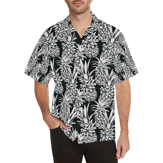 Pineapple Pattern Print Design PP08 Men Hawaiian Shirt-JorJune