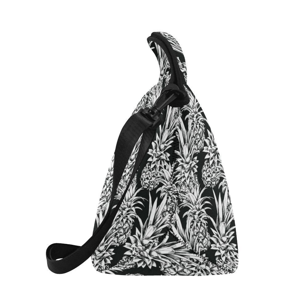 Pineapple Pattern Print Design PP08 Neoprene Lunch Bag-JorJune