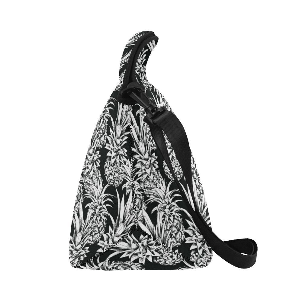 Pineapple Pattern Print Design PP08 Neoprene Lunch Bag-JorJune