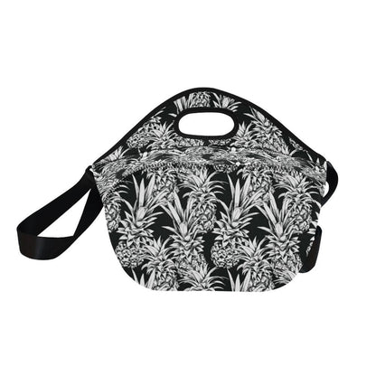 Pineapple Pattern Print Design PP08 Neoprene Lunch Bag-JorJune
