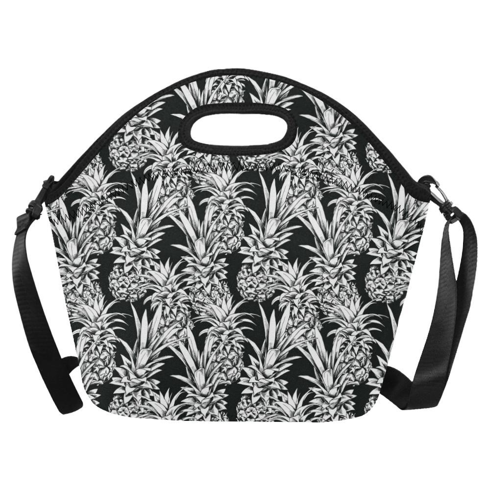 Pineapple Pattern Print Design PP08 Neoprene Lunch Bag-JorJune
