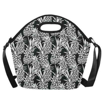 Pineapple Pattern Print Design PP08 Neoprene Lunch Bag-JorJune