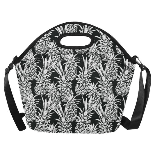 Pineapple Pattern Print Design PP08 Neoprene Lunch Bag-JorJune