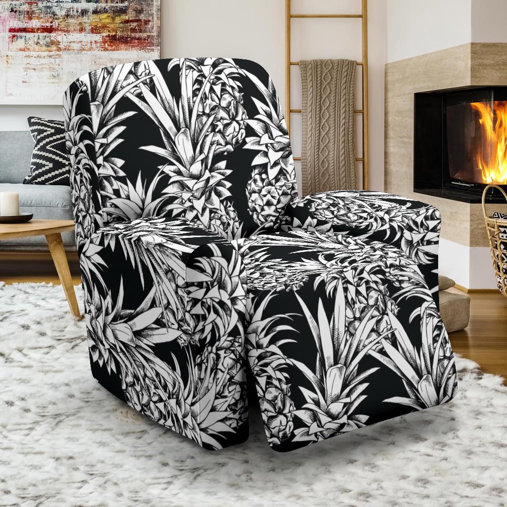 Pineapple Pattern Print Design PP08 Recliner Slipcover-JORJUNE.COM