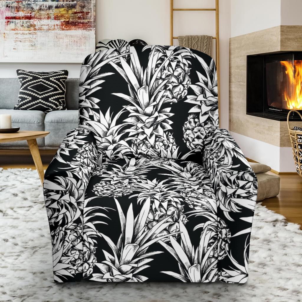 Pineapple Pattern Print Design PP08 Recliner Slipcover-JORJUNE.COM