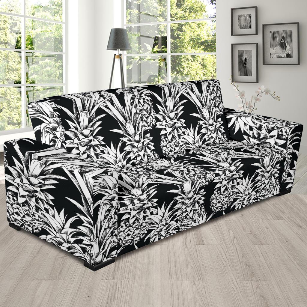Pineapple Pattern Print Design PP08 Sofa Slipcover-JORJUNE.COM