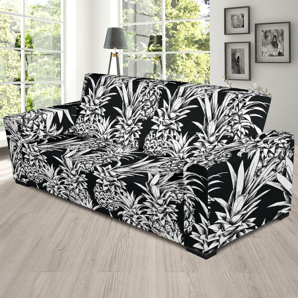 Pineapple Pattern Print Design PP08 Sofa Slipcover-JORJUNE.COM