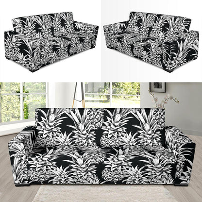 Pineapple Pattern Print Design PP08 Sofa Slipcover-JORJUNE.COM
