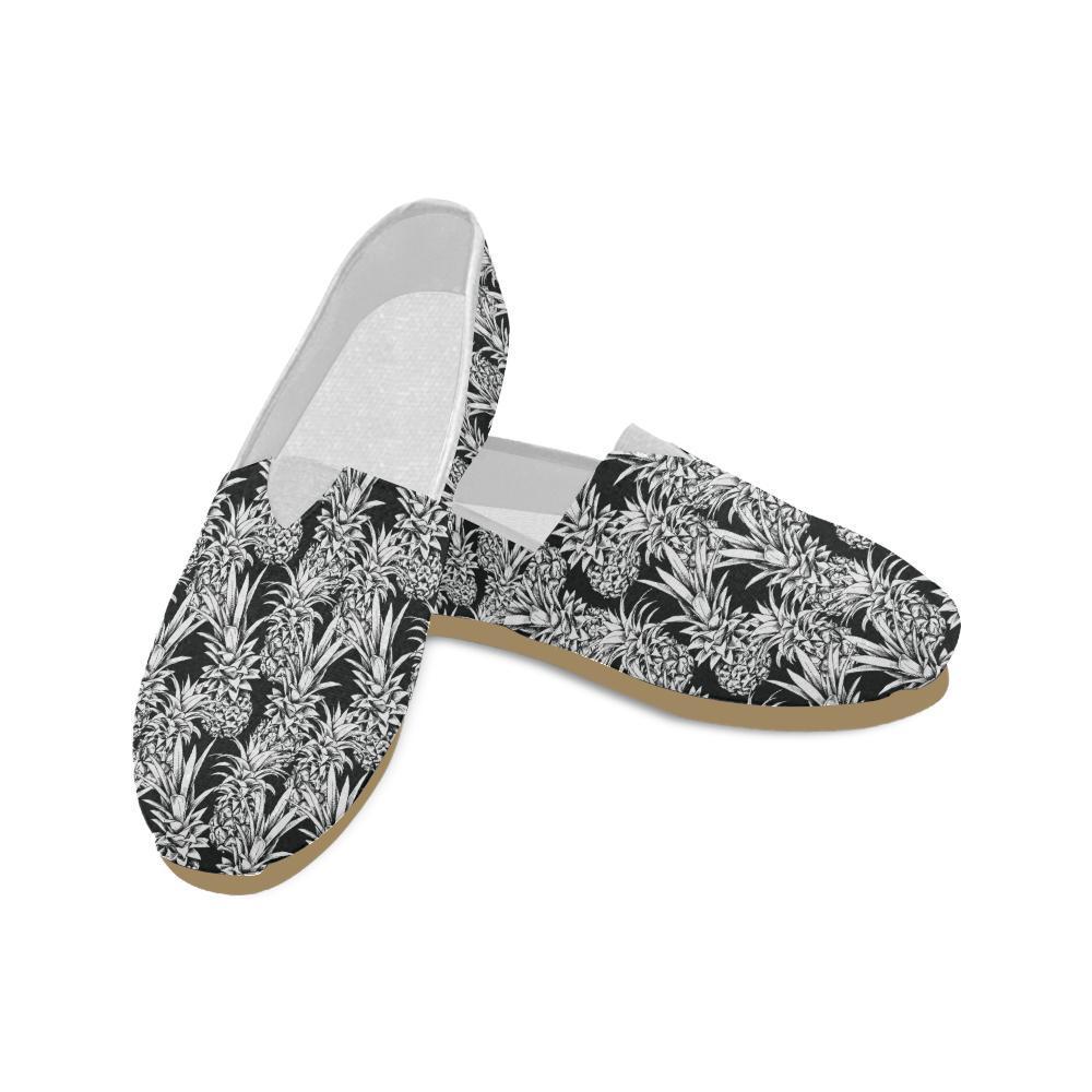 Pineapple Pattern Print Design PP08 Women Casual Shoes-JorJune.com