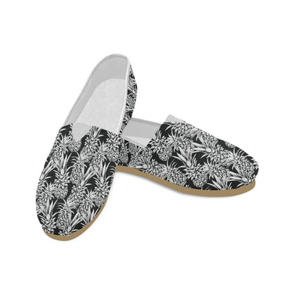 Pineapple Pattern Print Design PP08 Women Casual Shoes-JorJune.com