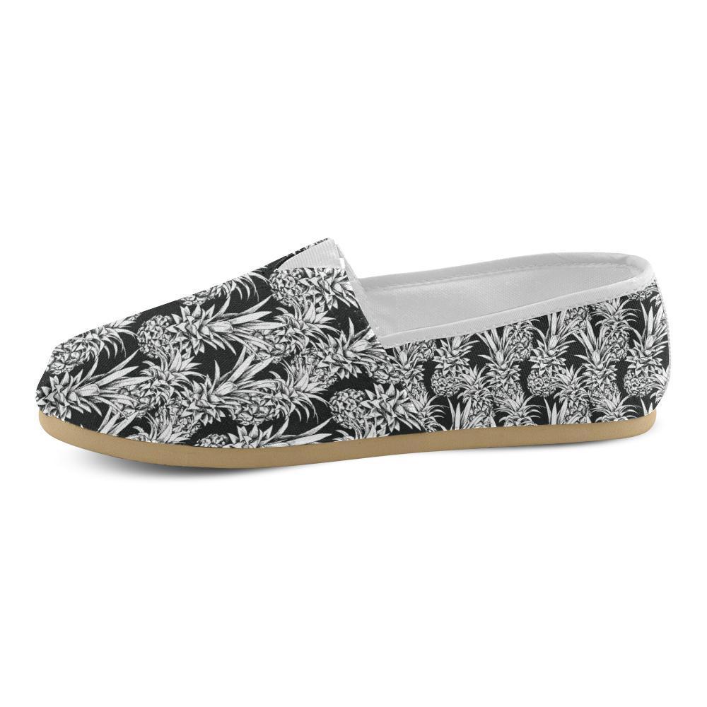 Pineapple Pattern Print Design PP08 Women Casual Shoes-JorJune.com