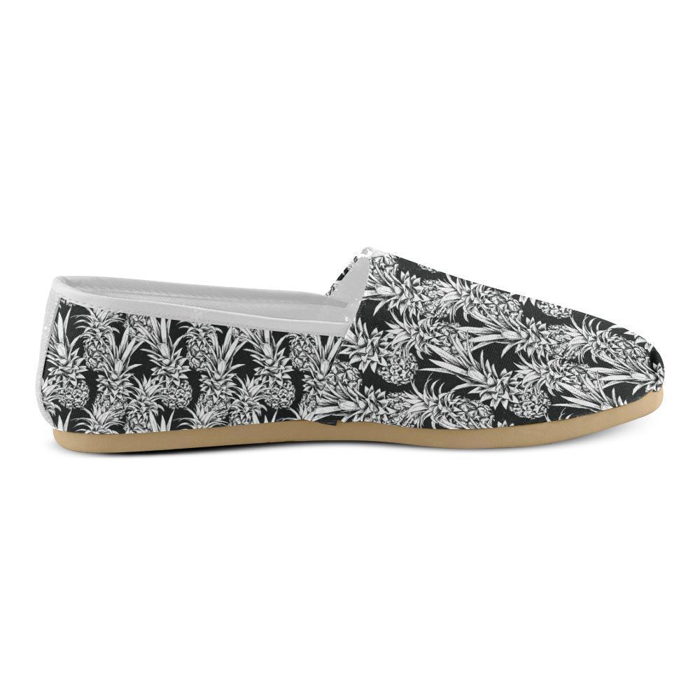 Pineapple Pattern Print Design PP08 Women Casual Shoes-JorJune.com