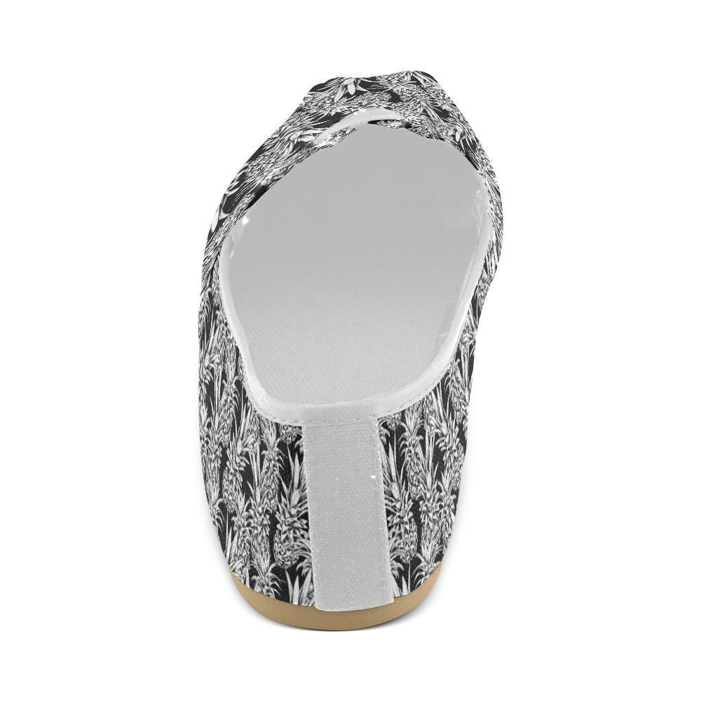 Pineapple Pattern Print Design PP08 Women Casual Shoes-JorJune.com