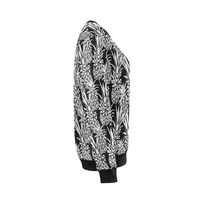Pineapple Pattern Print Design PP08 Women Long Sleeve Sweatshirt-JorJune