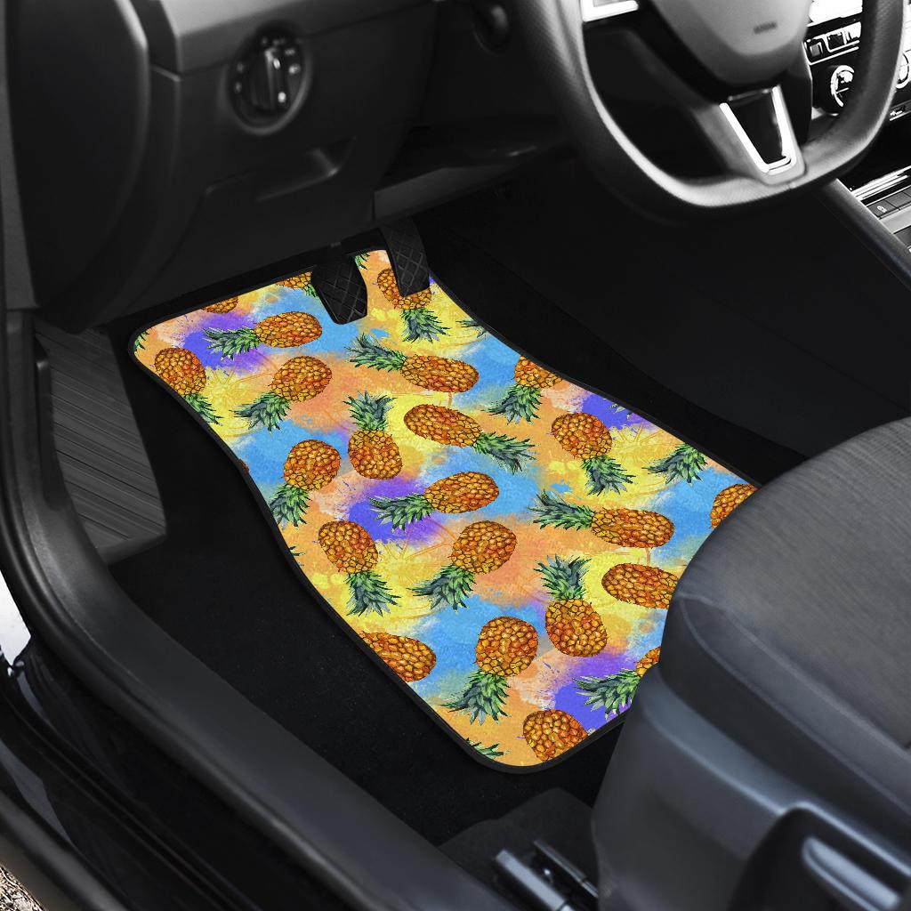 Pineapple Pattern Print Design PP09 Car Floor Mats-JORJUNE.COM