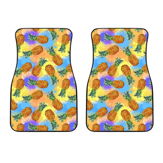Pineapple Pattern Print Design PP09 Car Floor Mats-JORJUNE.COM