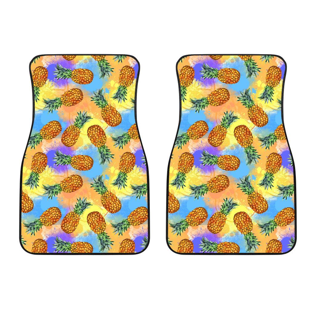 Pineapple Pattern Print Design PP09 Car Floor Mats-JORJUNE.COM