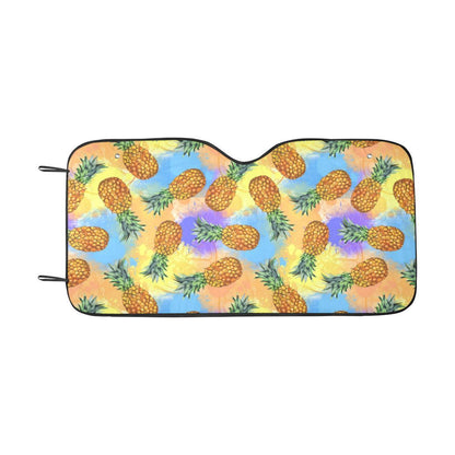 Pineapple Pattern Print Design PP09 Car Sun Shade-JorJune