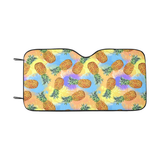Pineapple Pattern Print Design PP09 Car Sun Shade-JorJune