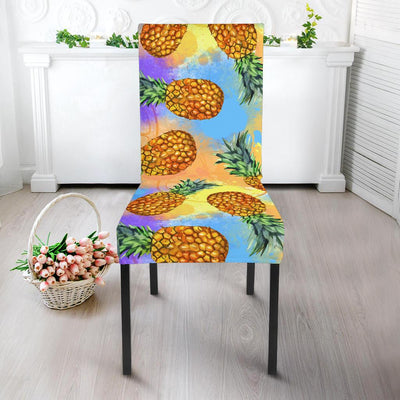 Pineapple Pattern Print Design PP09 Dining Chair Slipcover-JORJUNE.COM