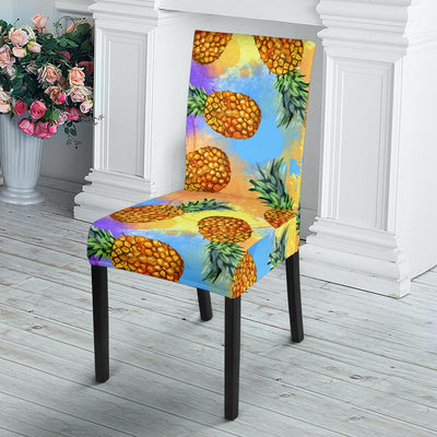 Pineapple Pattern Print Design PP09 Dining Chair Slipcover-JORJUNE.COM