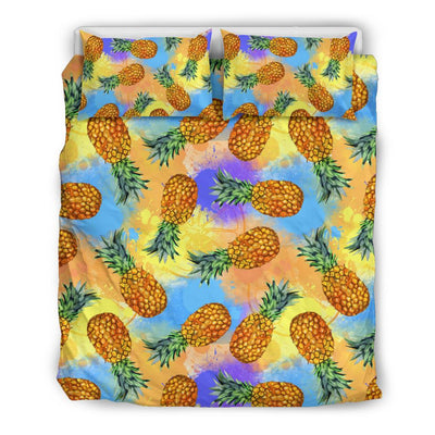 Pineapple Pattern Print Design PP09 Duvet Cover Bedding Set-JORJUNE.COM