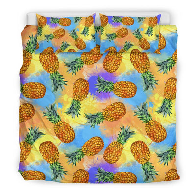 Pineapple Pattern Print Design PP09 Duvet Cover Bedding Set-JORJUNE.COM