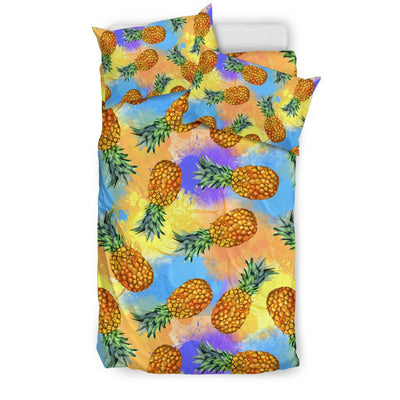 Pineapple Pattern Print Design PP09 Duvet Cover Bedding Set-JORJUNE.COM